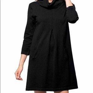 Tyler Boe Black Sweatshirt Dress